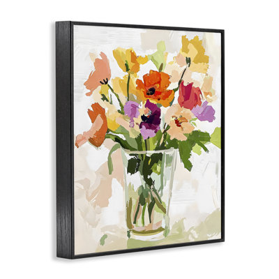 Giclée encadrée «Bold Springy Blooms», conception de Riley B