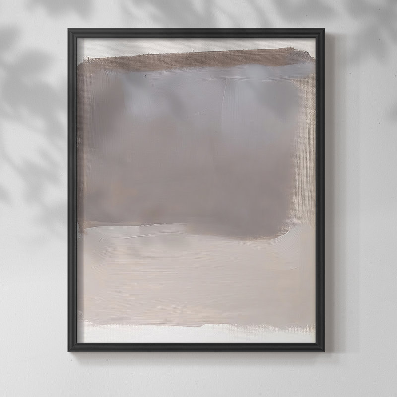 "ABSTRACT Series DCCXLII" par J Paul, Noir, noir, noir, noir, H 21 po x l 17 po