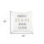 Coussin blanc scintillant Is Man Man