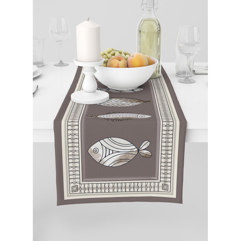 Chemin de table Glascock, Brun