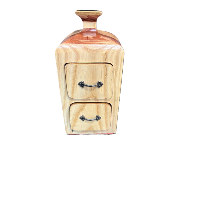 2 drawer Bottle shape bandsaw box