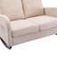 Rocking Chair Upholstered Mid Century Modern Rocker Oversized Wingback Armchair For Living Room