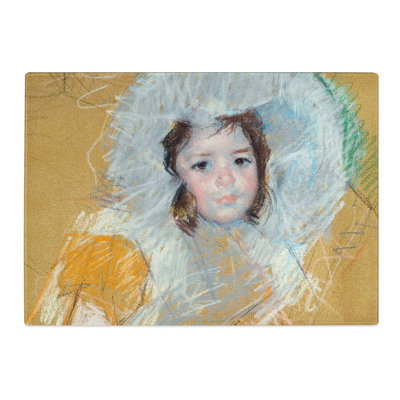 Sketch of a Child by Mary Cassatt Chopping Board