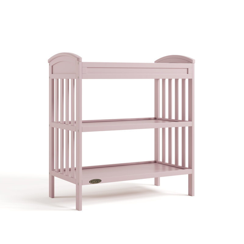Table à langer avec coussin Benton, Rosé