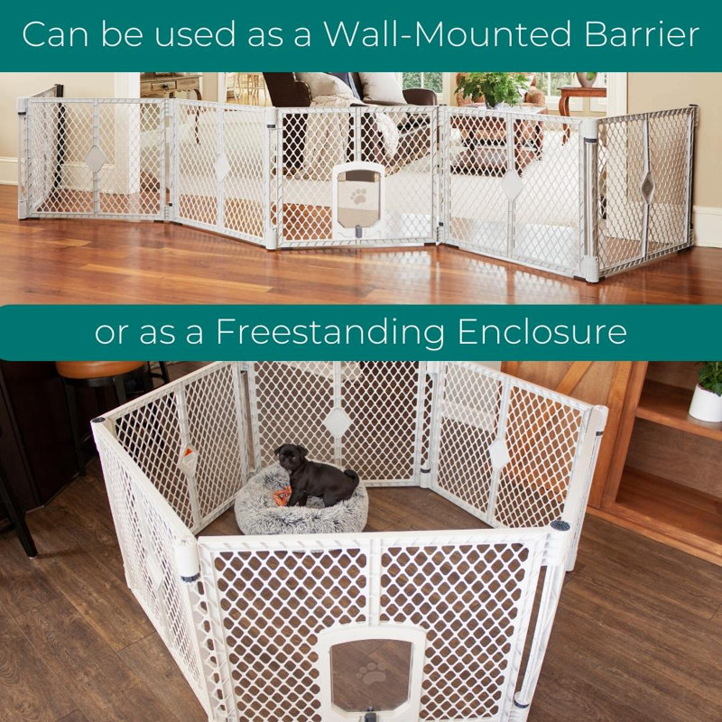 PETYARD PASSAGE BARRIER WITH WALL MOUNT KIT
