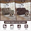Housse pour causeuse inclinable avec console centrale 4 pièces Tiba-803388249