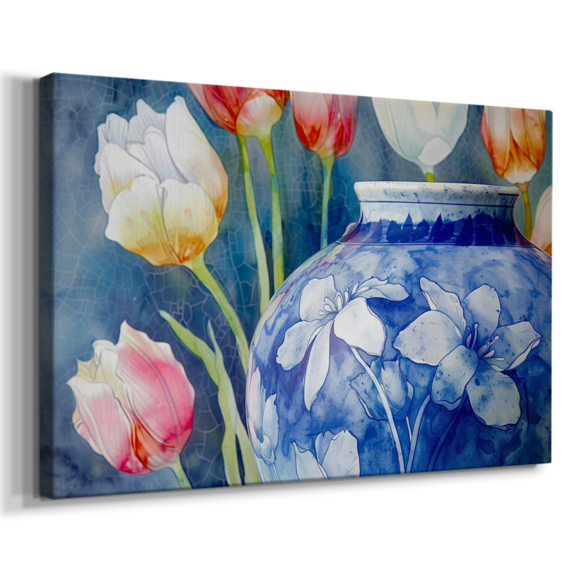 Série Floral - CII - Cavas enveloppés de galerie, 40 x 60