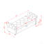 Banc de lit en velours rose-162888493