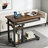 Side Table, End Table With Wheels And Charging Station