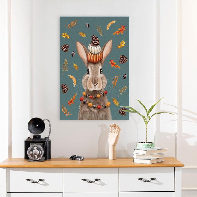 Fall Fall - Art contemporain, H 16 po x l 24 po