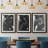 " Night Bloom I " 3 - Pieces Painting Print-2088705589-2088705590