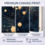 Constellation Wall Art, Mod Constellation Burst, Abstract Starburst Canvas-2059298142-2059298130