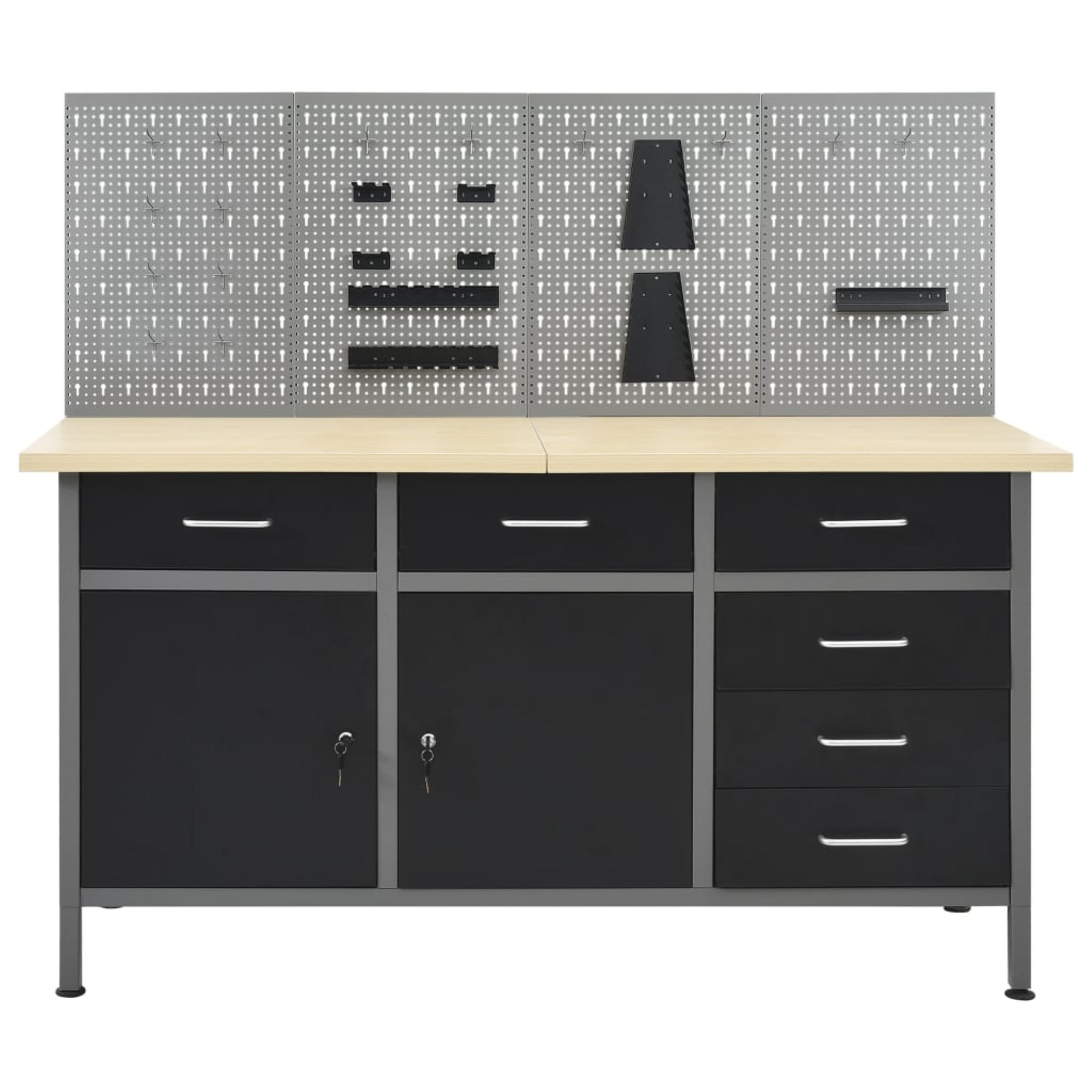 WFX Utility™ Kriszara 63'' W Steel, Engineered Wood , Alloy Top ...