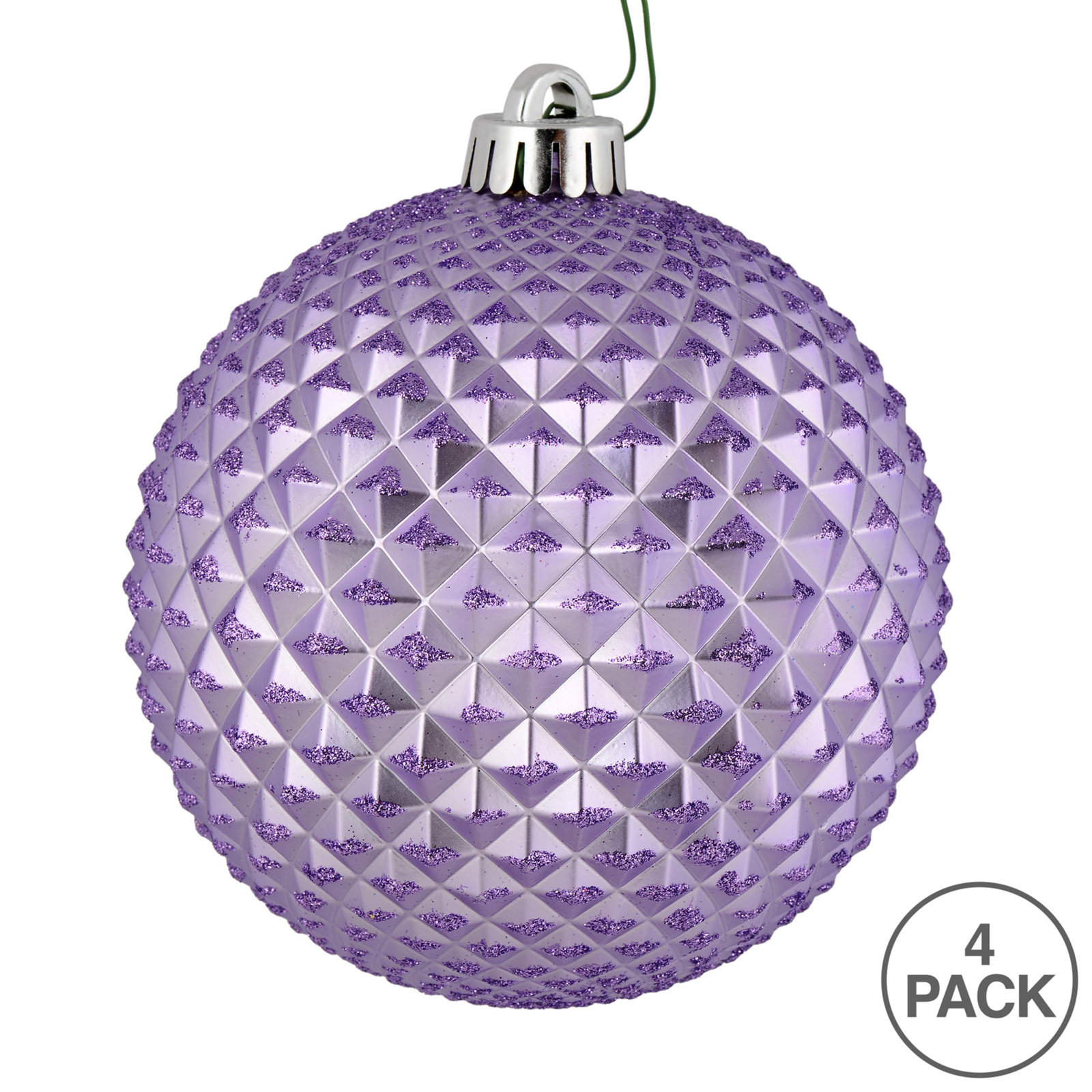 6" Bauble, Lavender