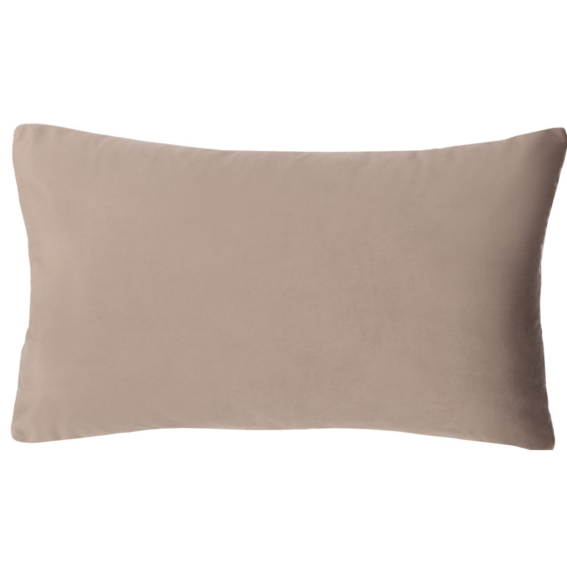 Rensia 12" x 20" Gray and Gold Abstract Throw Pillow