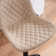 Zager Swivel Adjustable Height Bar Stool Leather Barstools Upholstered Counter Stools Round Base