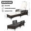 Coussin inclinable Costway Pe Rattan-123185678-101067706