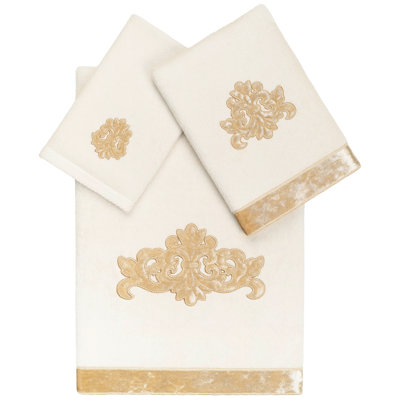 Ensemble de serviettes 3 pièces 100% coton