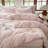 DONEUS Striped Duvet Cover Set 100% Washed Cotton Linen Like Soft Feelling Breathable Bedding-120141892-113054922