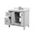 Brasby 37'' Single Bathroom Vanity with Engineered Stone Top-1357181085-1357181084