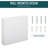 Kleankin Bathroom Mirrored Cabinet-98987566-98987565