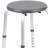 DC-HY3400L-GRY-GG Juanita Aluminum Height Adjustable Bath and Shower Chair