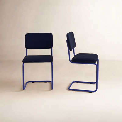 Walsh Velvet Cantilever Chair