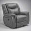 Fauteuil inclinable avec accoudoirs rembourrés et rembourrés Encino