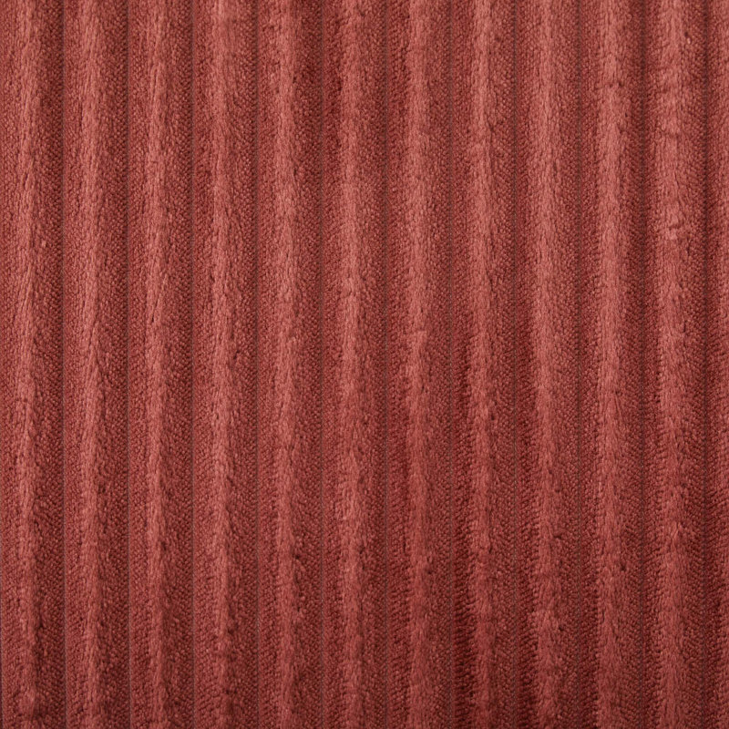 Canapé modulaire ergonomique modulaire avec velours côtelé, Red Corduroy, 32.4" H x 161.8" W x 65.3" D, Left Hand Facing