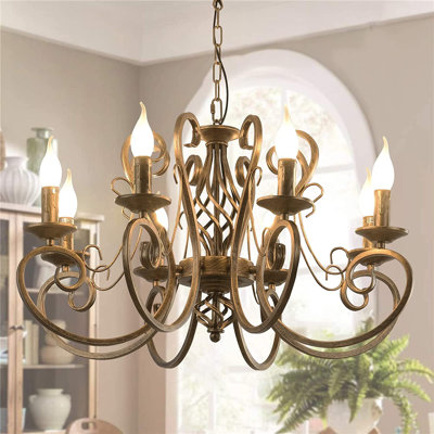 Pelchat 8 - Light Candle Style Chandelier