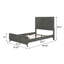 Lit standard Hamiyet en gris-1336959297