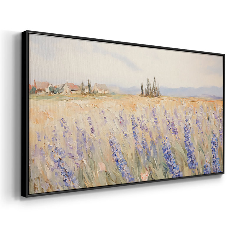 Botanical Series-CECXIV- Toile tendue avec châssis tendue, prête à être accrochée, Noir, H 21 po x l 41 po