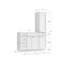 Ensemble de meuble-lavabo simple 51 po Disar-111379323