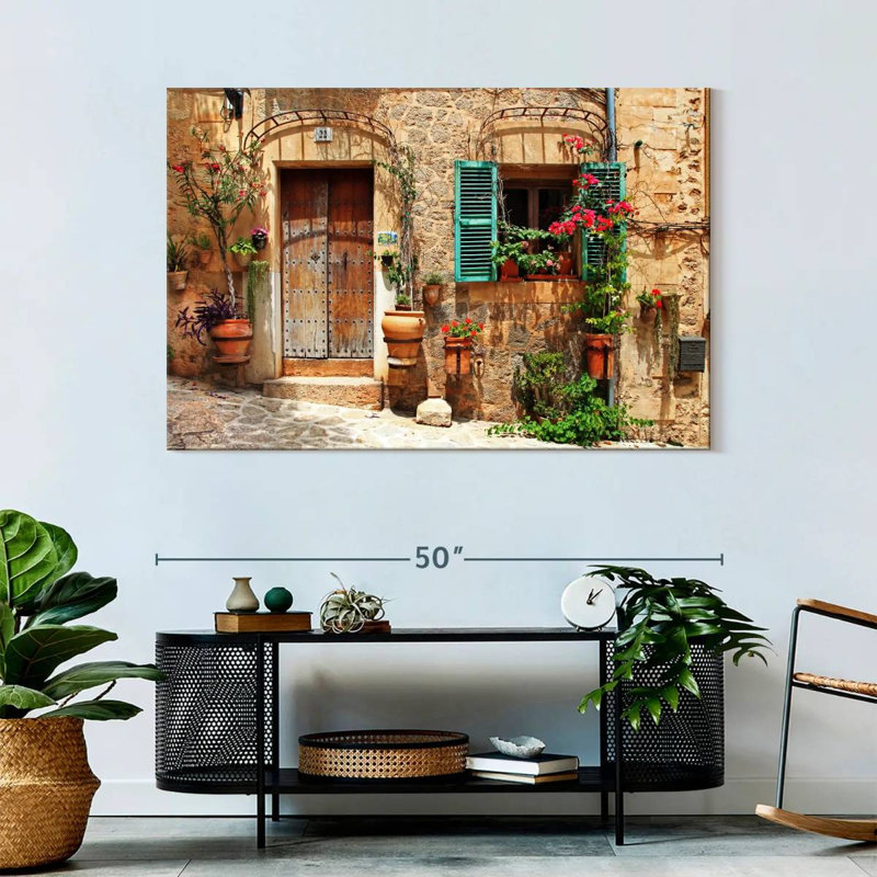 Lilie, rue charmante espagnole, H 32 po x l 48 po
