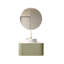 Meuble-lavabo 30 po avec lavabo, lavabo rond en céramique blanc, finition rayée 3D, pré-assemblé, comptoir, contreplaqué-131262595-131262596
