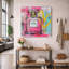 Impression sur toile Floral Chic No.5 - Pink Perfume Pop Art-369211057