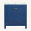 Meuble-lavabo de 30 po avec lavabo simple, meuble-lavabo encastré, armoire de rangement avec 2 portes et un tiroir, fermeture en douceur, rangement multifonctionnel, structure en bois massif-2056938657