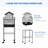 121cm Steel Pointed Top Floor Bird Cage with Wheels