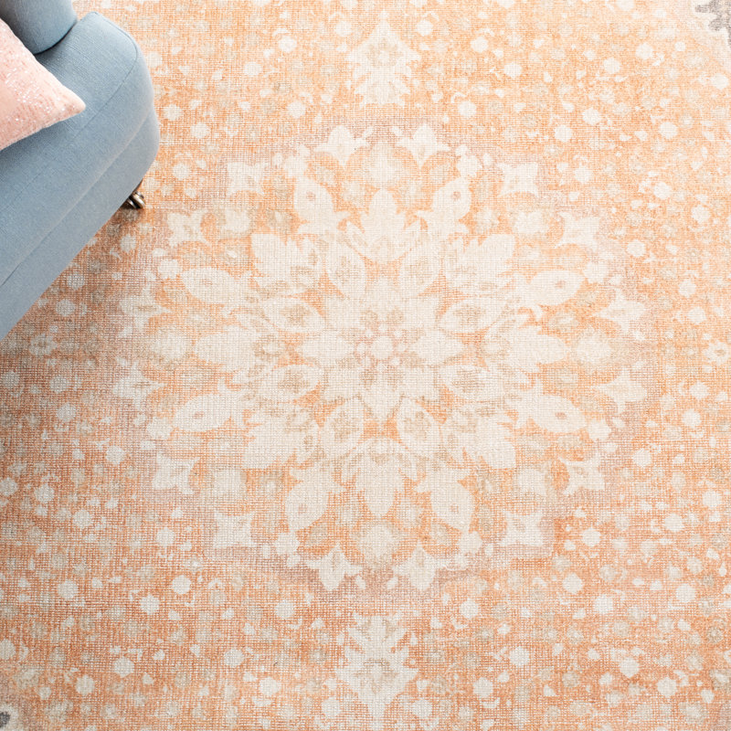 Tapis oriental en viscose / coton tissé à la main Woodford, Rectangle 3 pi x 5 pi