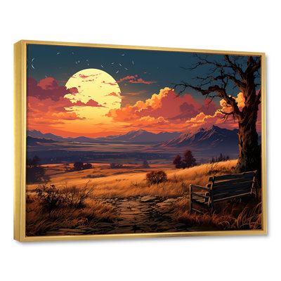 Coucher de soleil silhouette
