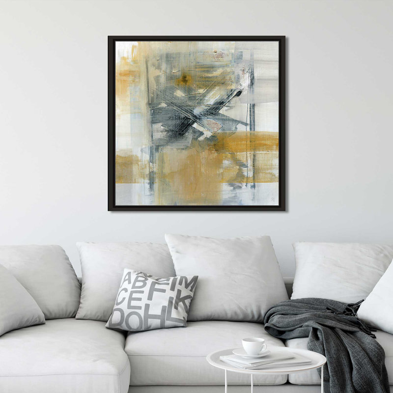 «Reflections I», reproduction d'art sur toile encadrée, H 31,5 po x l 31,5 po x P 2 po, Cadre flottant noir