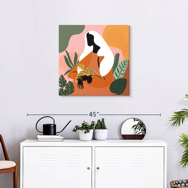 Leisha Mother Nature III, 24" H x 24" W
