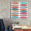«Surfboard Pattern» par Edward M. Fielding, estampe numérique sur toile-2049992836
