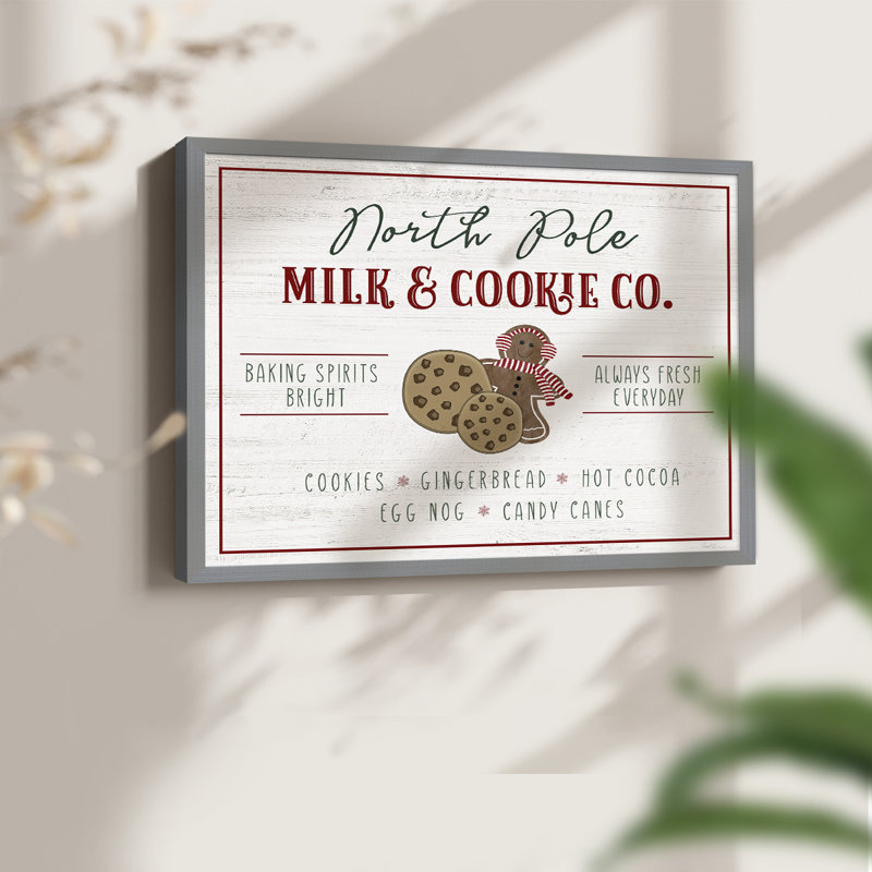 Milk and Cookie Co-Print - Restickable, H 8 po x l 10 po, Gris