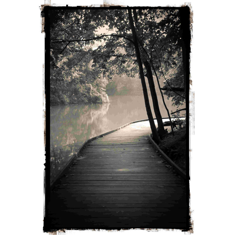 Lac - photographie sur toile tendue, H 18 po x l 12 po