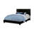 Black Full Panel Bed