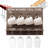 Altemos Wall Mounted Wine Bottle Rack in Clear
