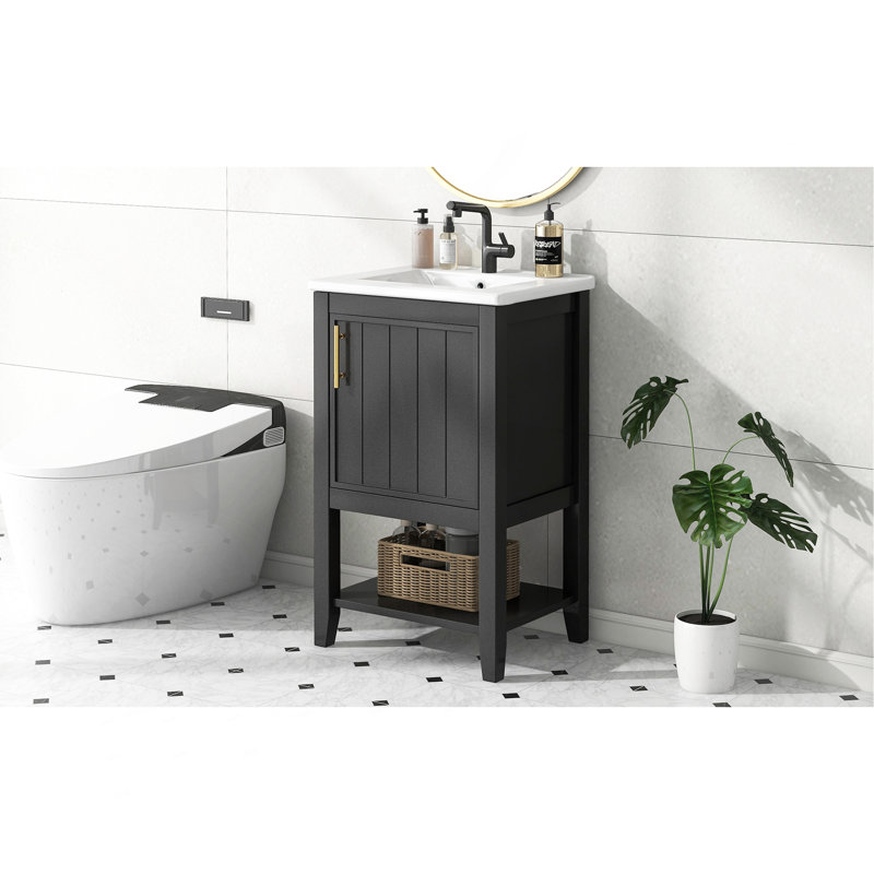 Meuble-lavabo de qualité supérieure avec design exquis et rangement pratique