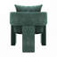 Fauteuil d'appoint en chenille avec accoudoirs ergonomiques et coussin amovible-646222251