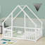 Lit de plancher en forme de maison Guardrail-1328367428